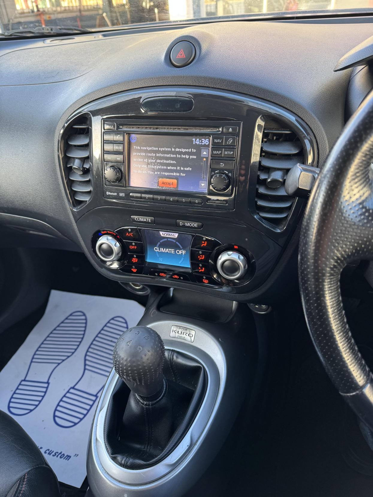 Nissan Juke 1.6 Kuro SUV 5dr Petrol Manual Euro 5 (117 ps)